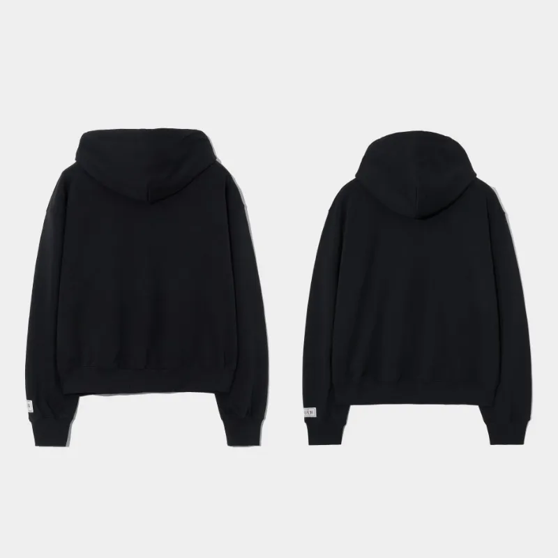 SATUR  |Unisex Street Style Long Sleeves Plain Cotton Logo Hoodies