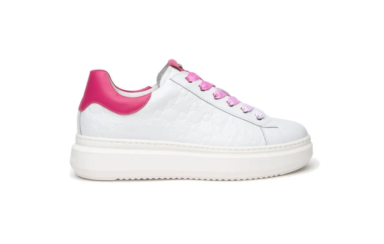 SNEAKERS NEROGIARDINI DONNA PELLE BIANCO E409913D/707