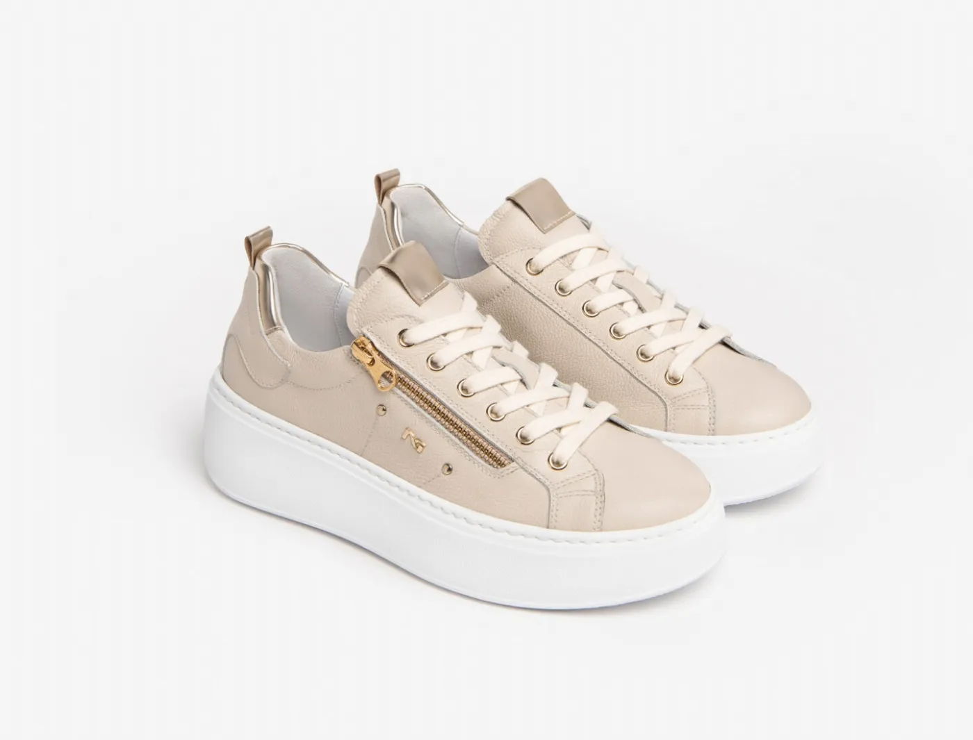 SNEAKERS NEROGIARDINI SKIPPER BEIGE E306541D/412