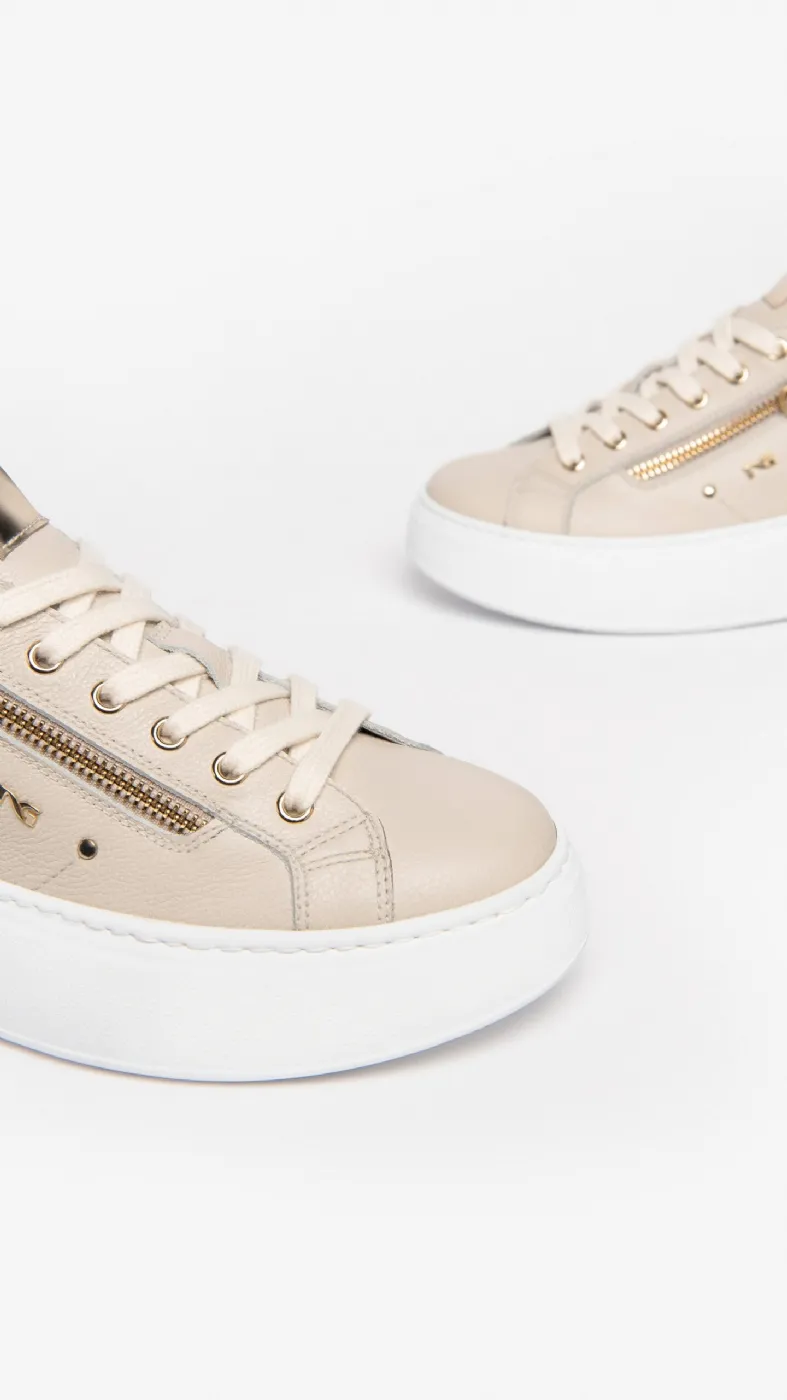 SNEAKERS NEROGIARDINI SKIPPER BEIGE E306541D/412