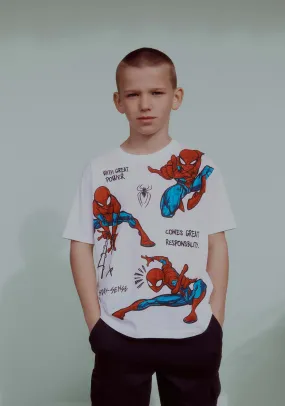 Spiderman T-Shirt - Cream