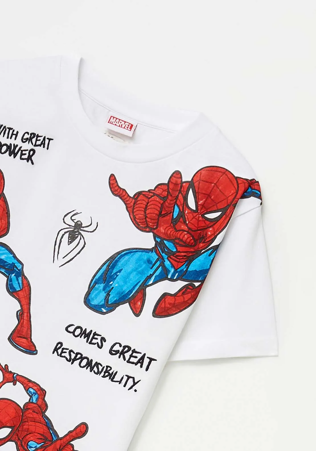 Spiderman T-Shirt - Cream