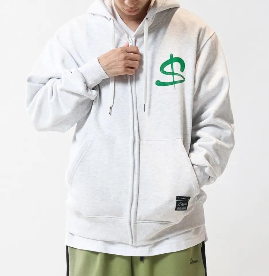 STIGMA  |[ STIGMA ]★ 22 DOLLARS HEAVY SWEAT ZIPUP HOODIE