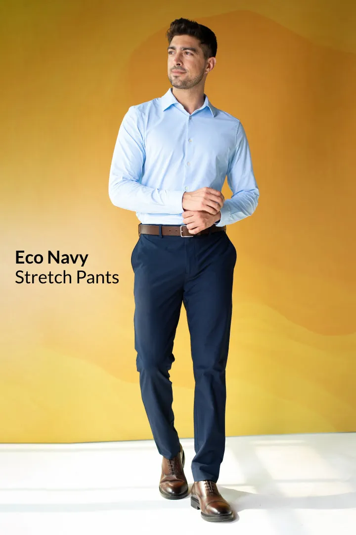 Stretch Formal Pants Bundle of 3