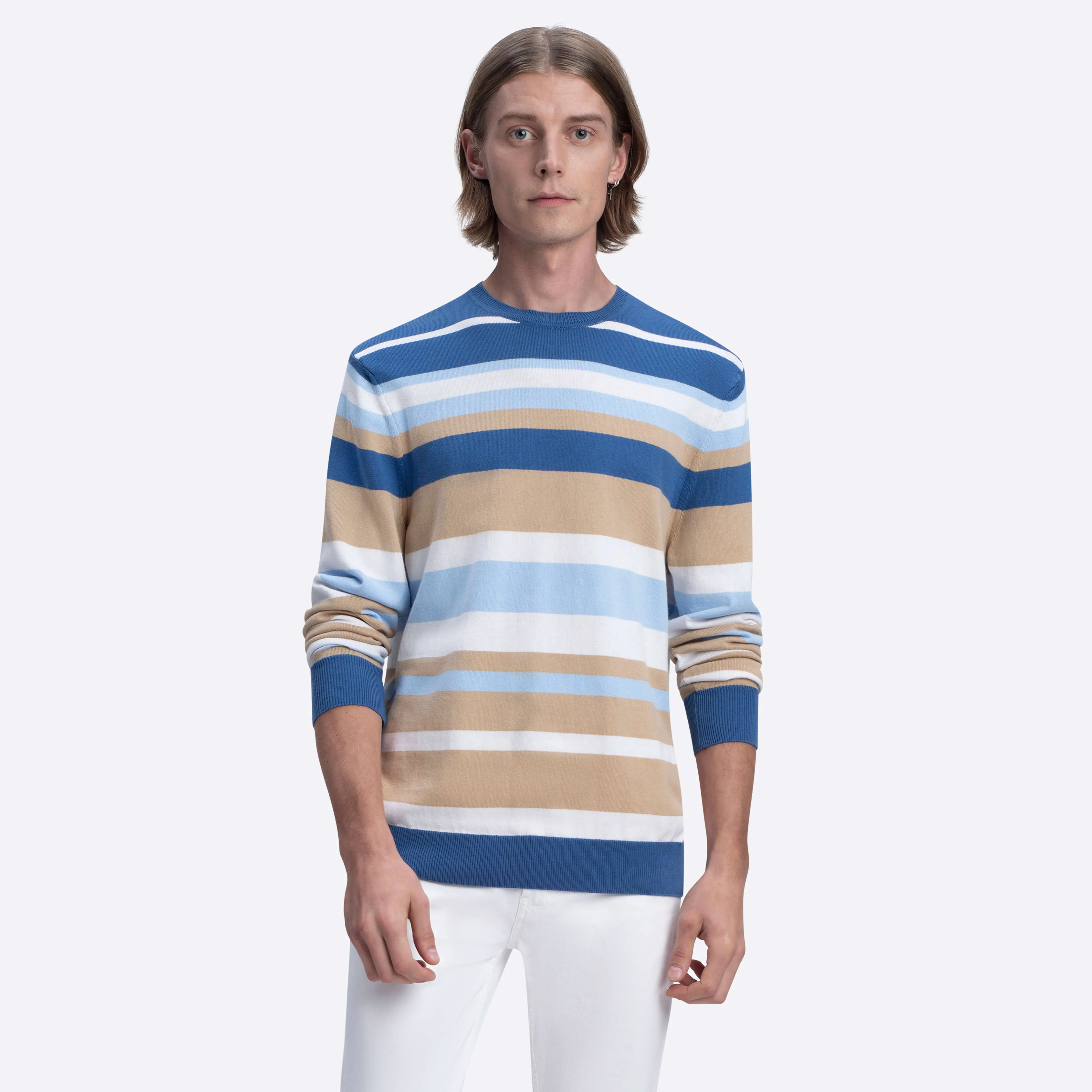 Striped Crew Neck Sweater