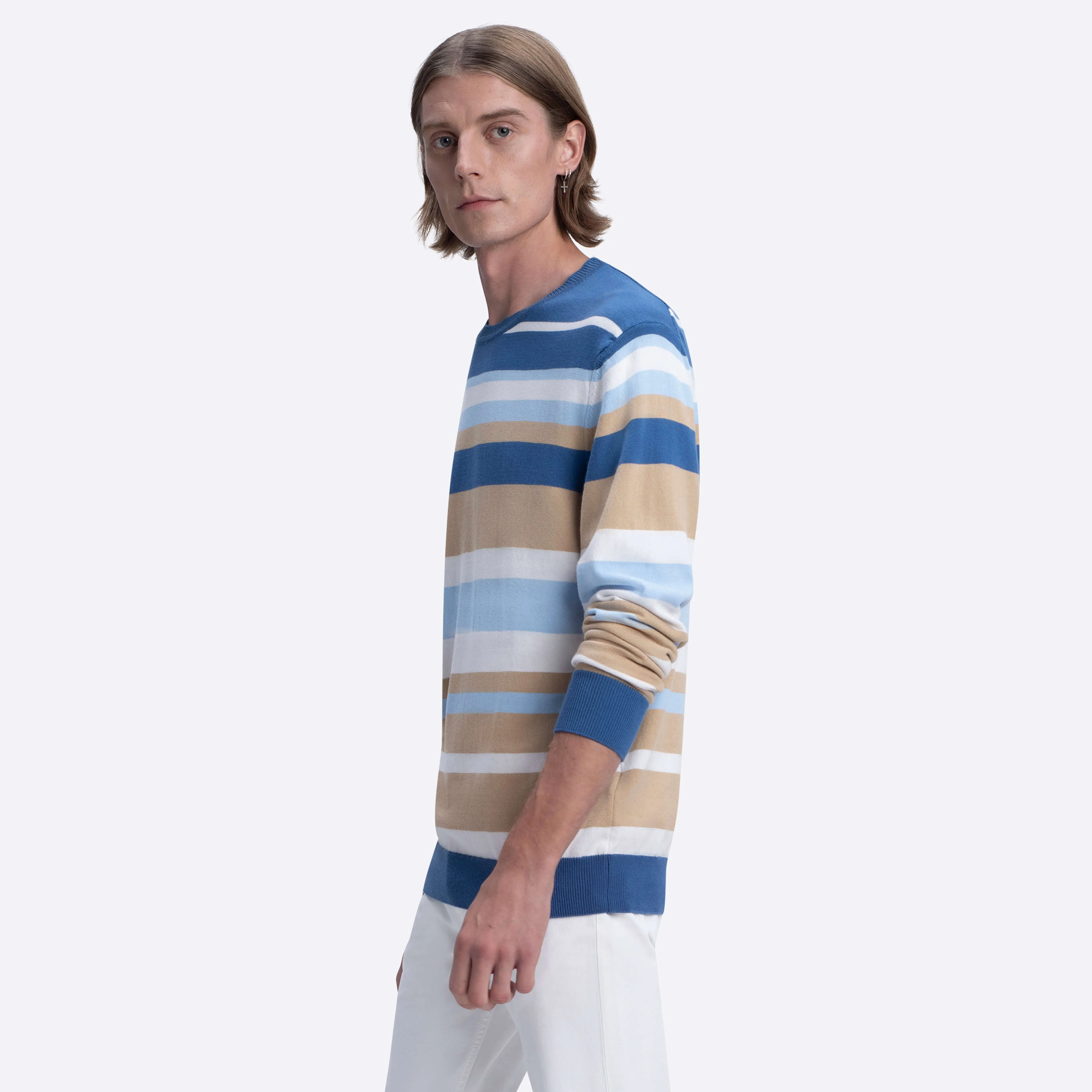 Striped Crew Neck Sweater