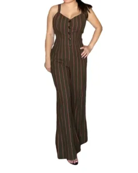 Stripes and Coffee Jumpsuit