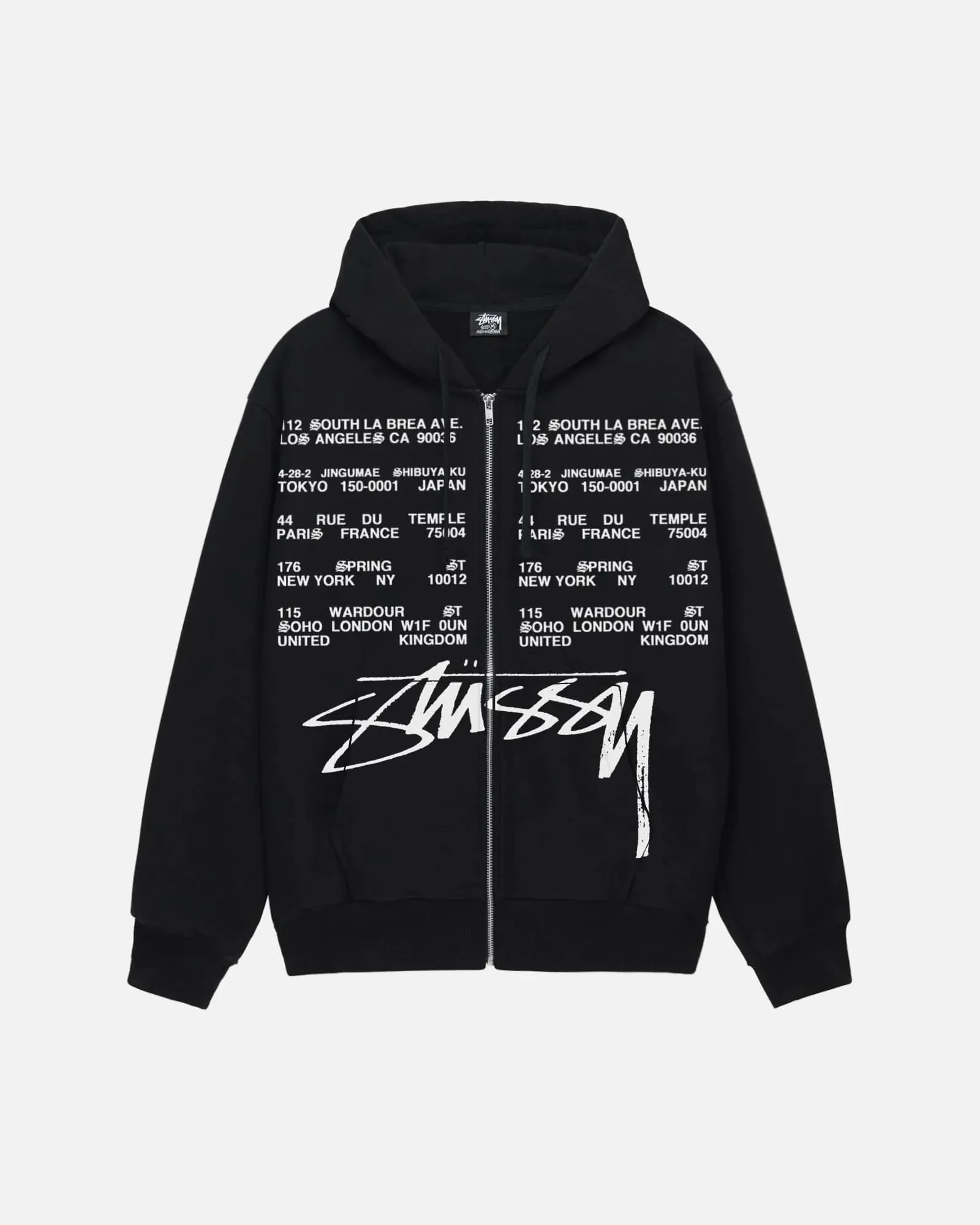 STUSSY  |Unisex Street Style Long Sleeves Cotton Logo Skater Style