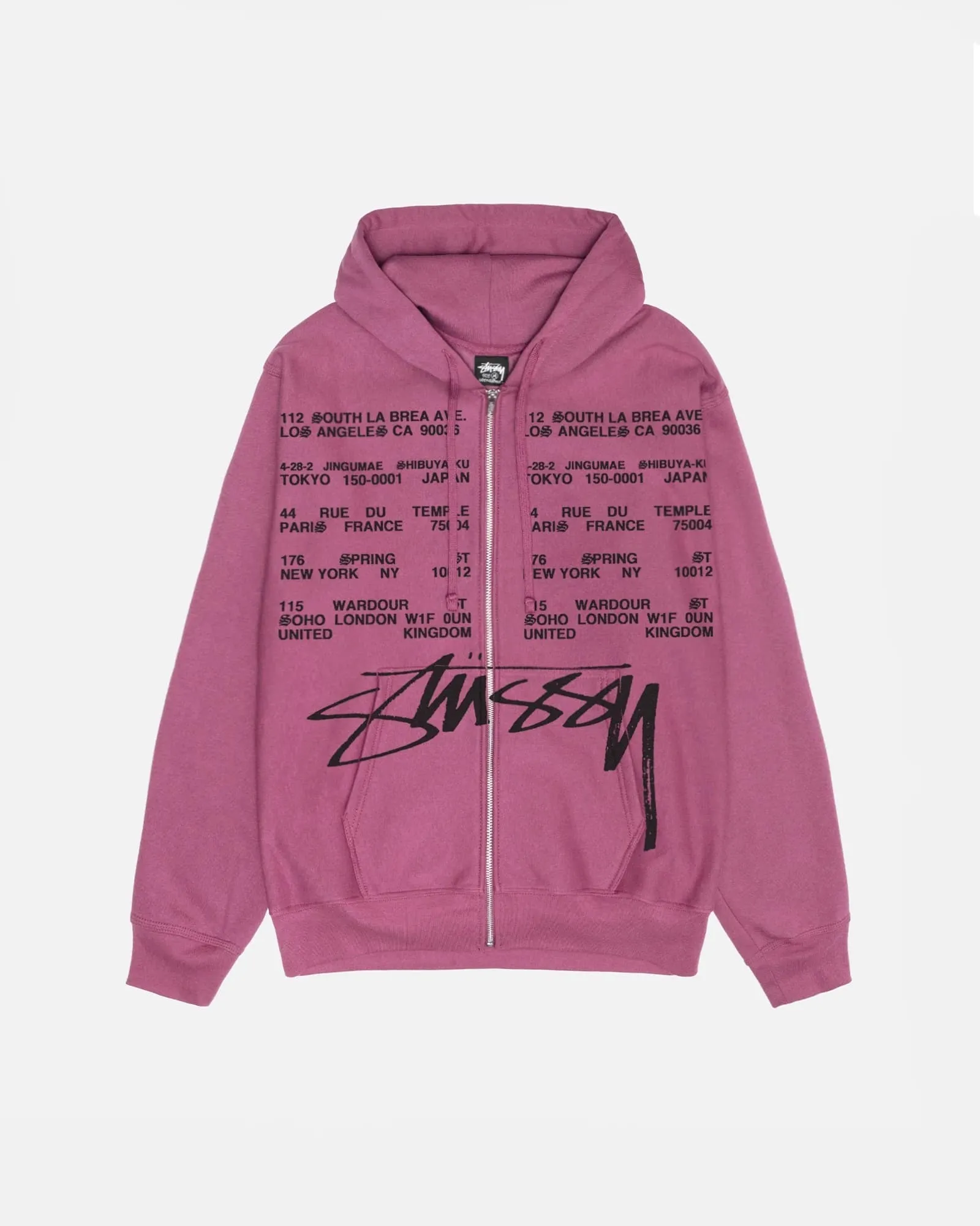 STUSSY  |Unisex Street Style Long Sleeves Cotton Logo Skater Style