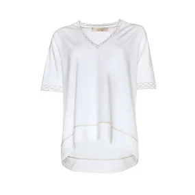 T-SHIRT LUX Donna Bianco