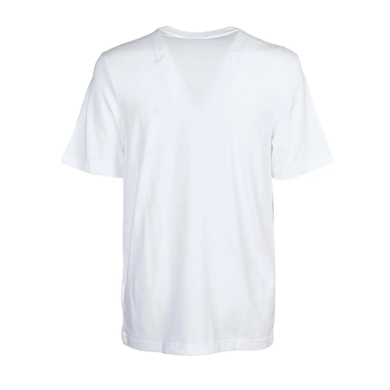 T-SHIRT TREFOIL ESSENTIALS CON LOGO RICAMATO Uomo White