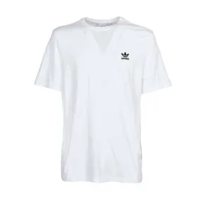 T-SHIRT TREFOIL ESSENTIALS CON LOGO RICAMATO Uomo White