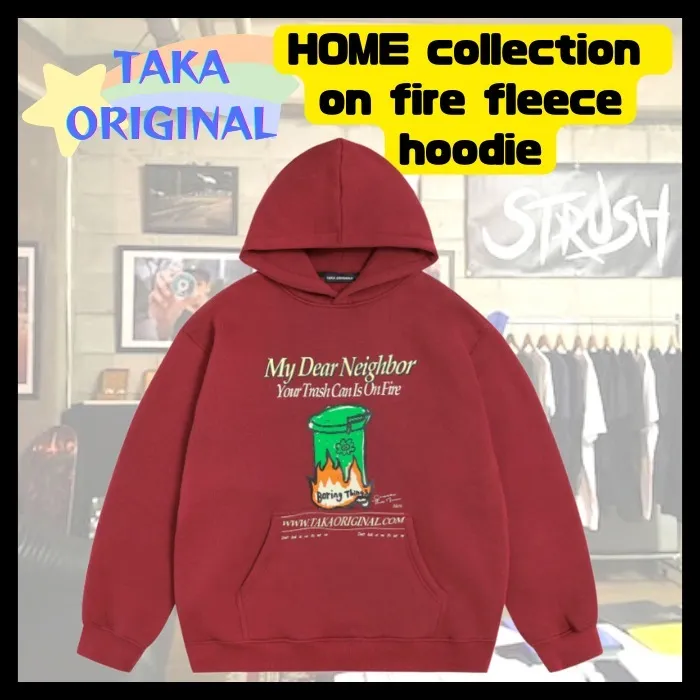 TAKA ORIGINAL  |Unisex Street Style Long Sleeves Cotton Oversized Hoodies