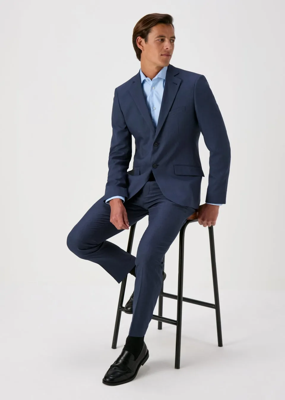 Taylor & Wright Blue Lennon Slim Fit Jacket