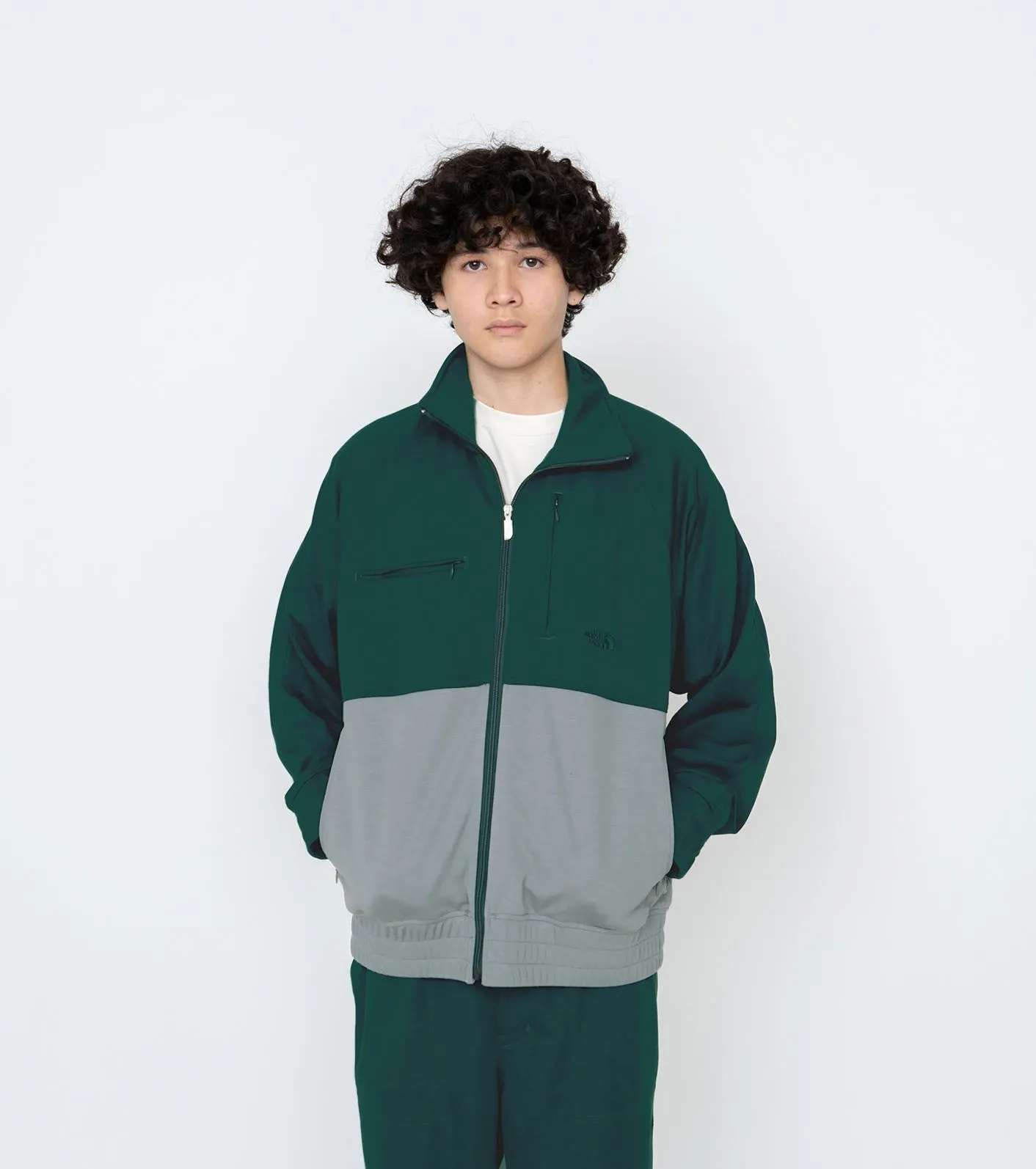 The North Face Purple Label Polyester Linen Jersey Track Jacket