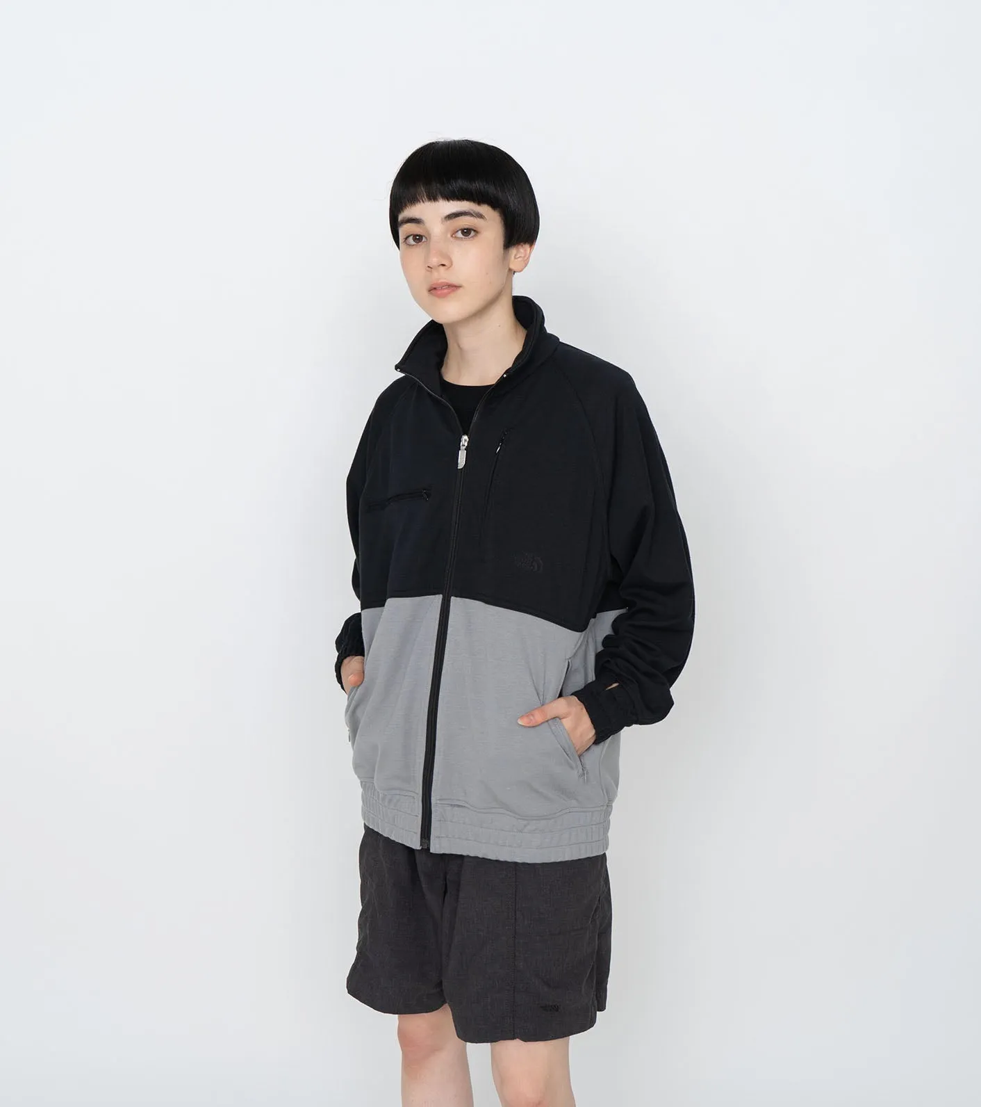 The North Face Purple Label Polyester Linen Jersey Track Jacket