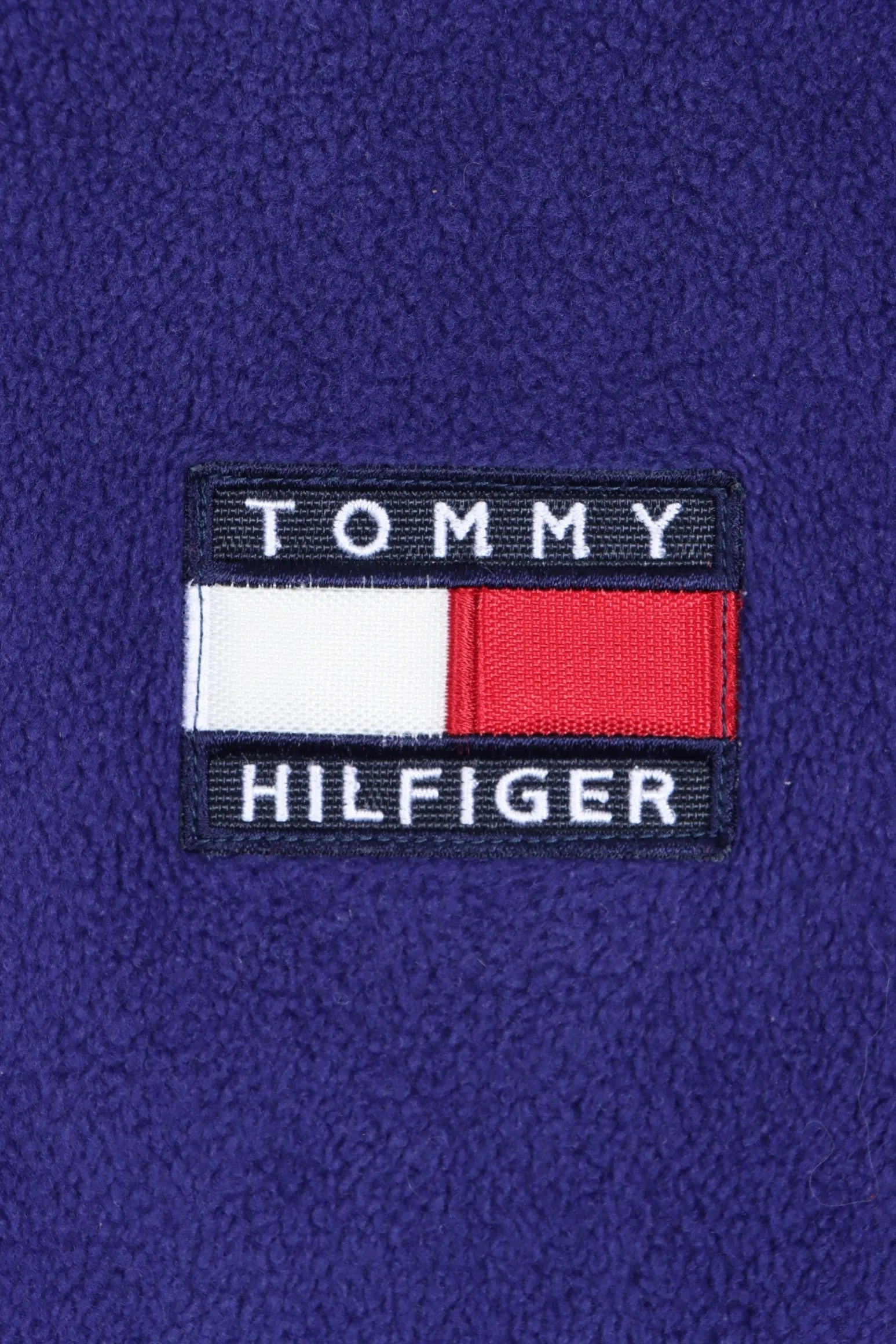 TOMMY HILFIGER Box Logo Fleece Full Zip Jacket (L-XL)