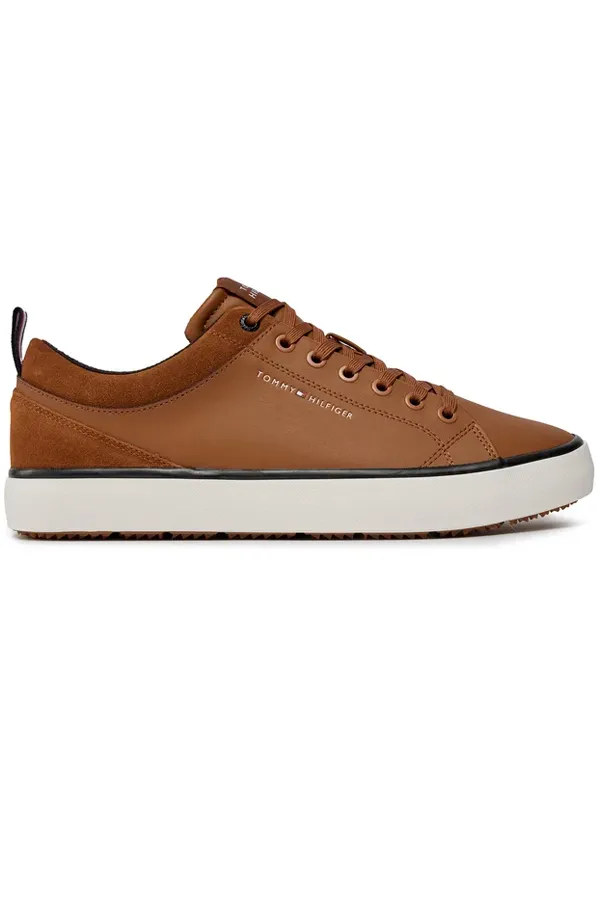 Tommy Hilfiger Low Vulc Cleat Sneaker Brown