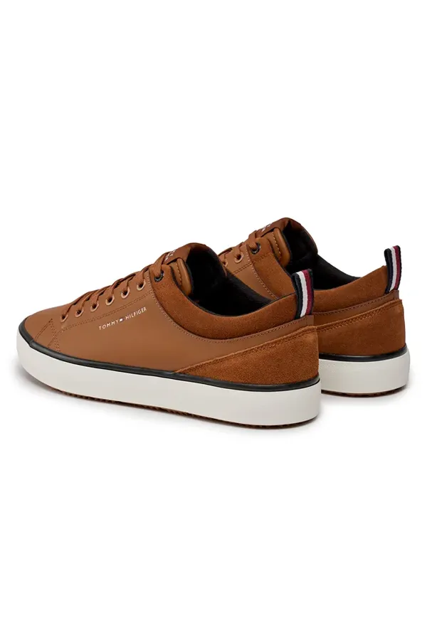 Tommy Hilfiger Low Vulc Cleat Sneaker Brown