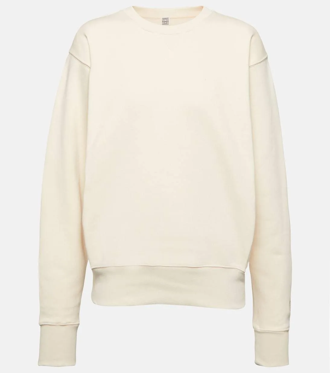 TOTEME  |Crew Neck Unisex Sweat Street Style Long Sleeves Plain