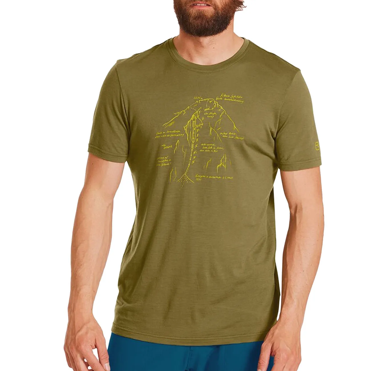 TSHIRT 120 TEC LAFATSCHER Uomo Green Moss