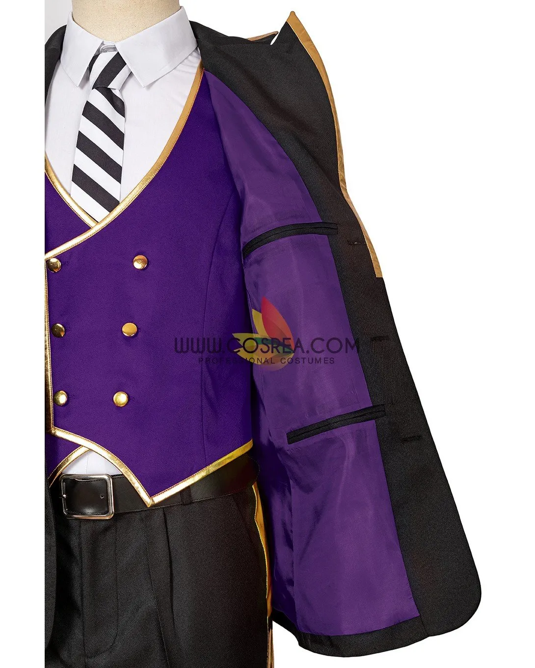 Twisted Wonderland Heartslabyul School Uniform Purple Ver Cosplay Costume