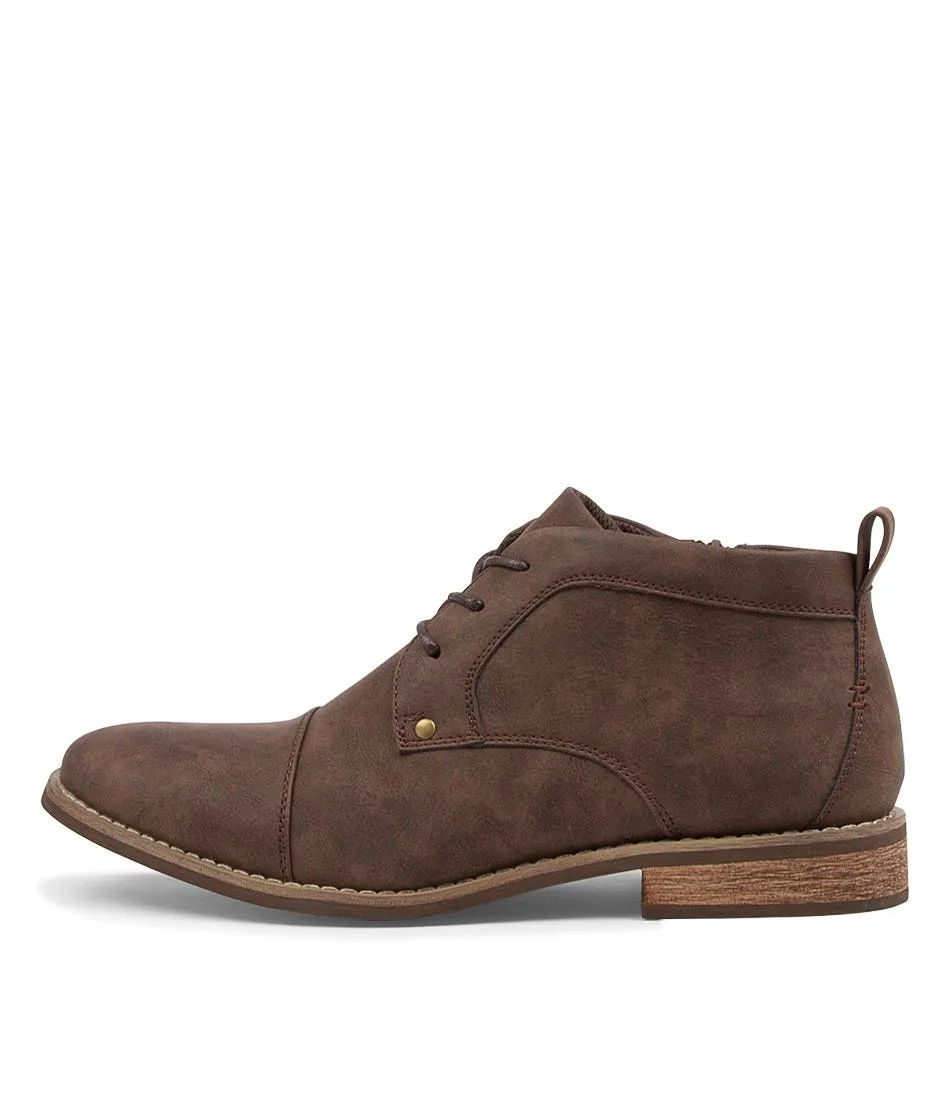 UNCUT Mcquillian Brown Ankle Boots