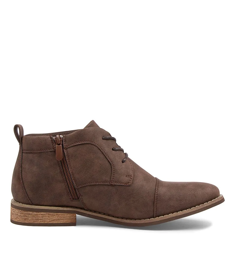 UNCUT Mcquillian Brown Ankle Boots