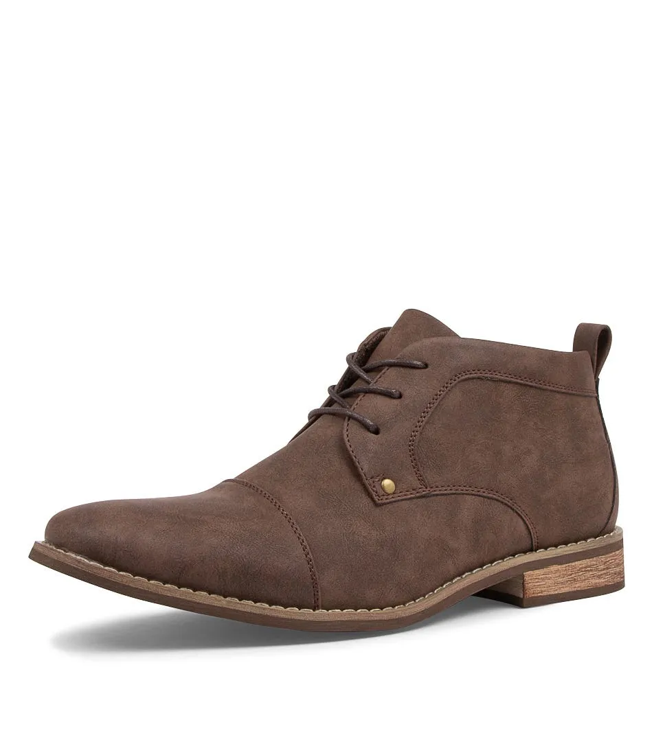 UNCUT Mcquillian Brown Ankle Boots