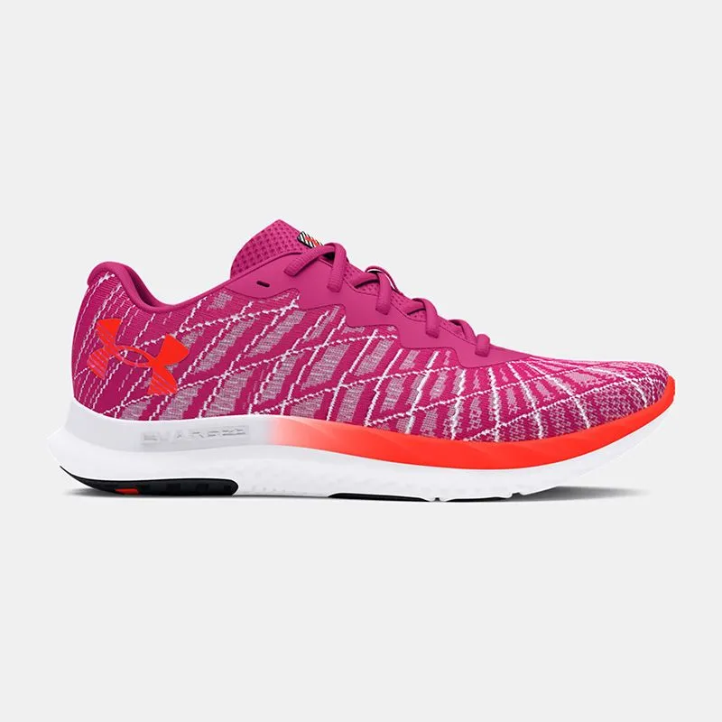 Under Armour Women's UA Charged Breeze 2 Running Shoes Astro Pink / Phoenix Fire - SS24