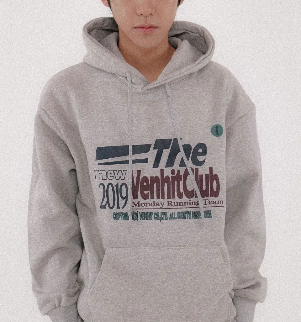 VENHIT  |Unisex Street Style Long Sleeves Plain Oversized Logo