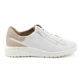 WASAK Women's sneakers leather shoes 0720W white