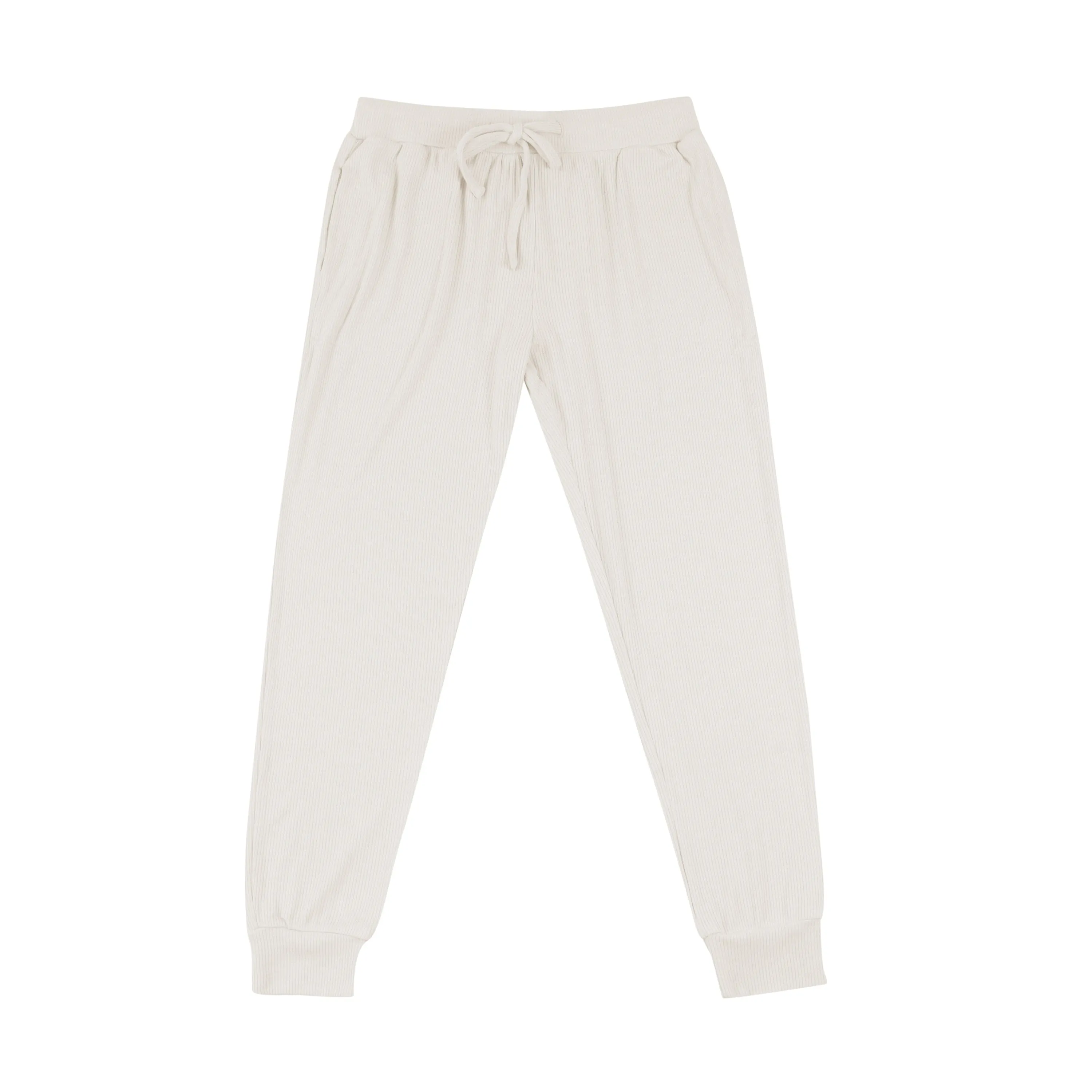 Women's Ribbed Jogger Pant in Oat