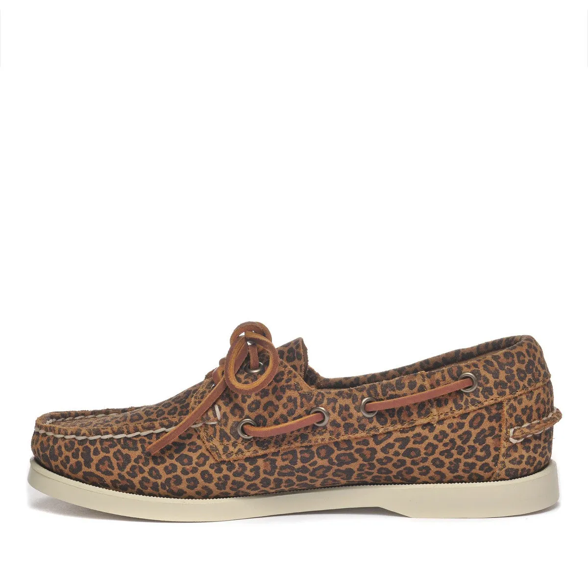 Womens Womens Portland Flesh Out Print Boat Shoe Leopard - Womens Sebago® Shoes