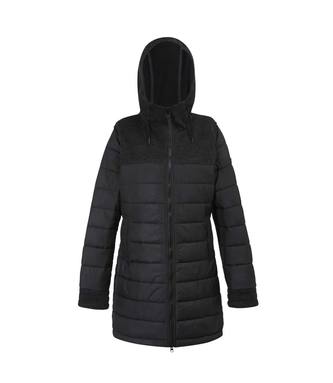 Womens/ladies melanite baffled padded jacket black Regatta