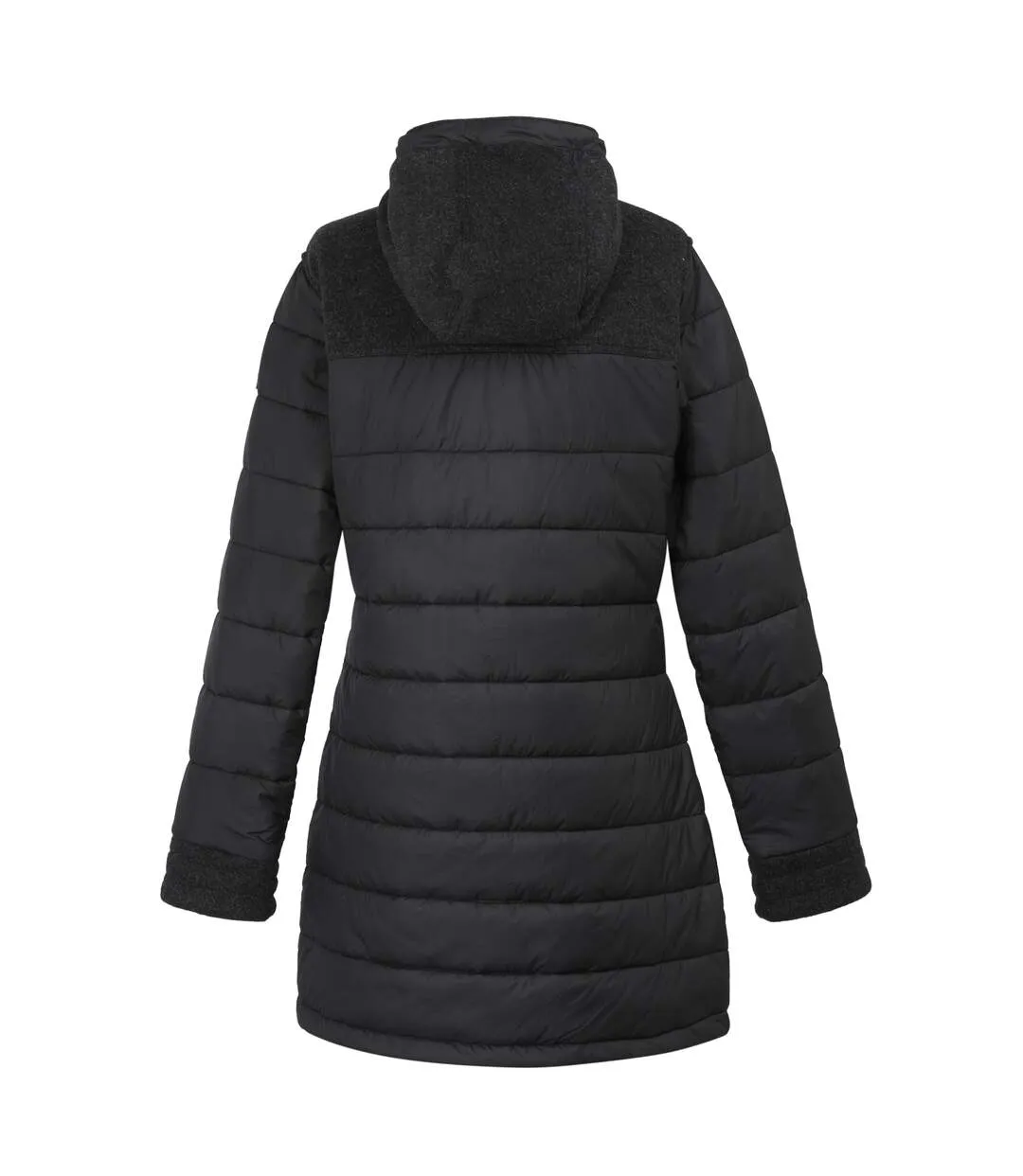 Womens/ladies melanite baffled padded jacket black Regatta