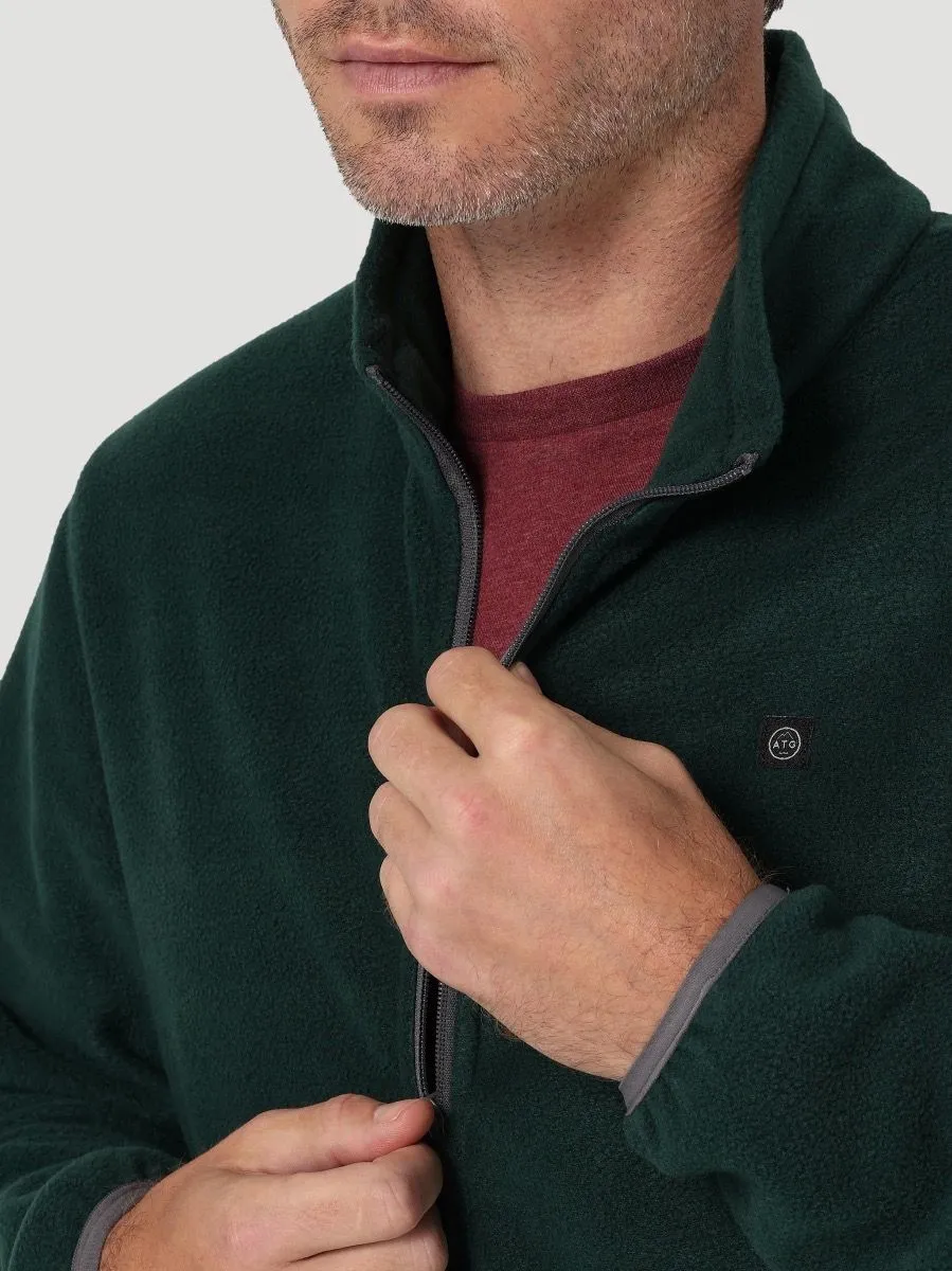 Wrangler Adams Full Zip Fleece Jacket Pine