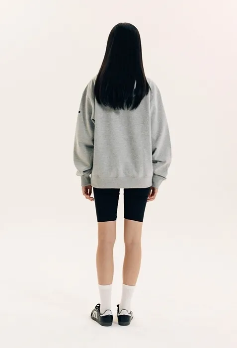 YALE  |Unisex Street Style Long Sleeves Plain Cotton Oversized Logo