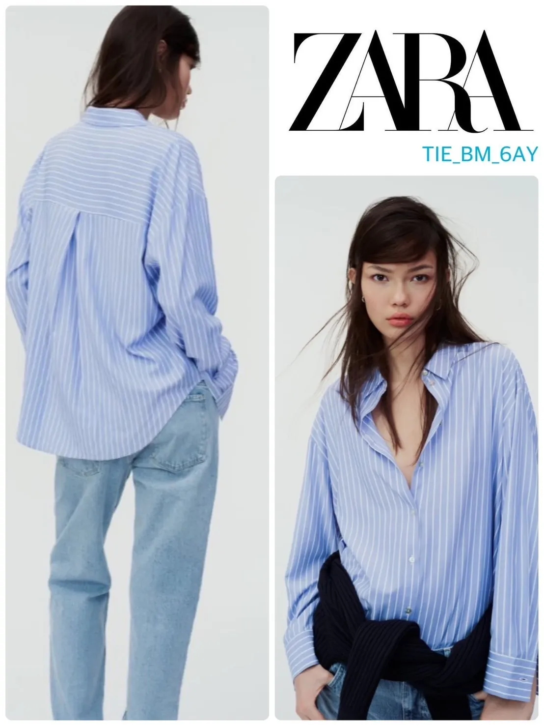 ZARA  |STRAIGHT FLAP PANTS