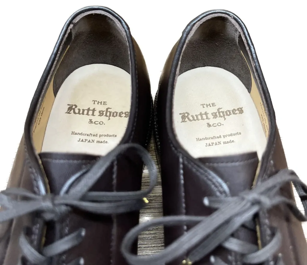 極美品◆ラッドシューズ レザーシューズ プレーントゥ 7041 茶系 US7.5D Rutt Shoes